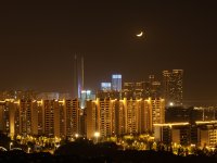 夜幕下的苏州湾