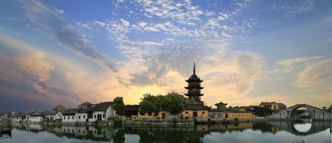 震泽——慈云夕照