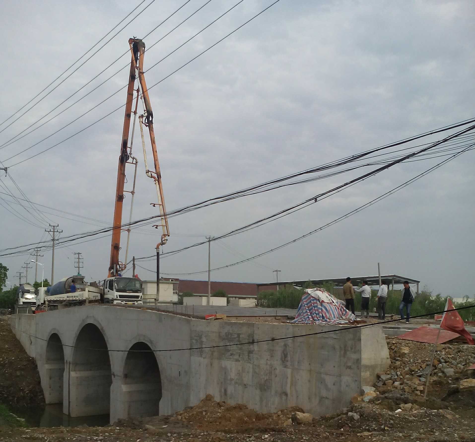 黎里揽桥重建工程(即将竣工)