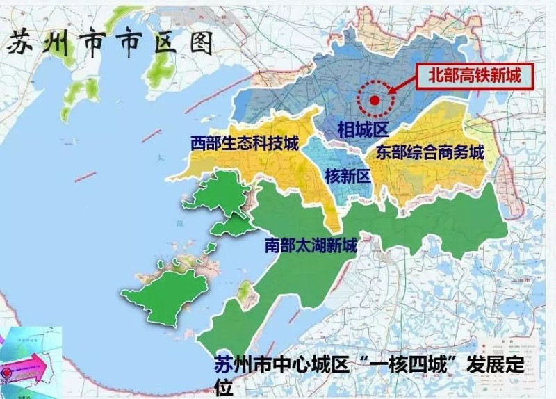 苏州一核四城没有包含吴江区