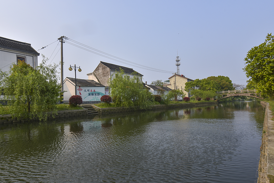 溪港古村风景