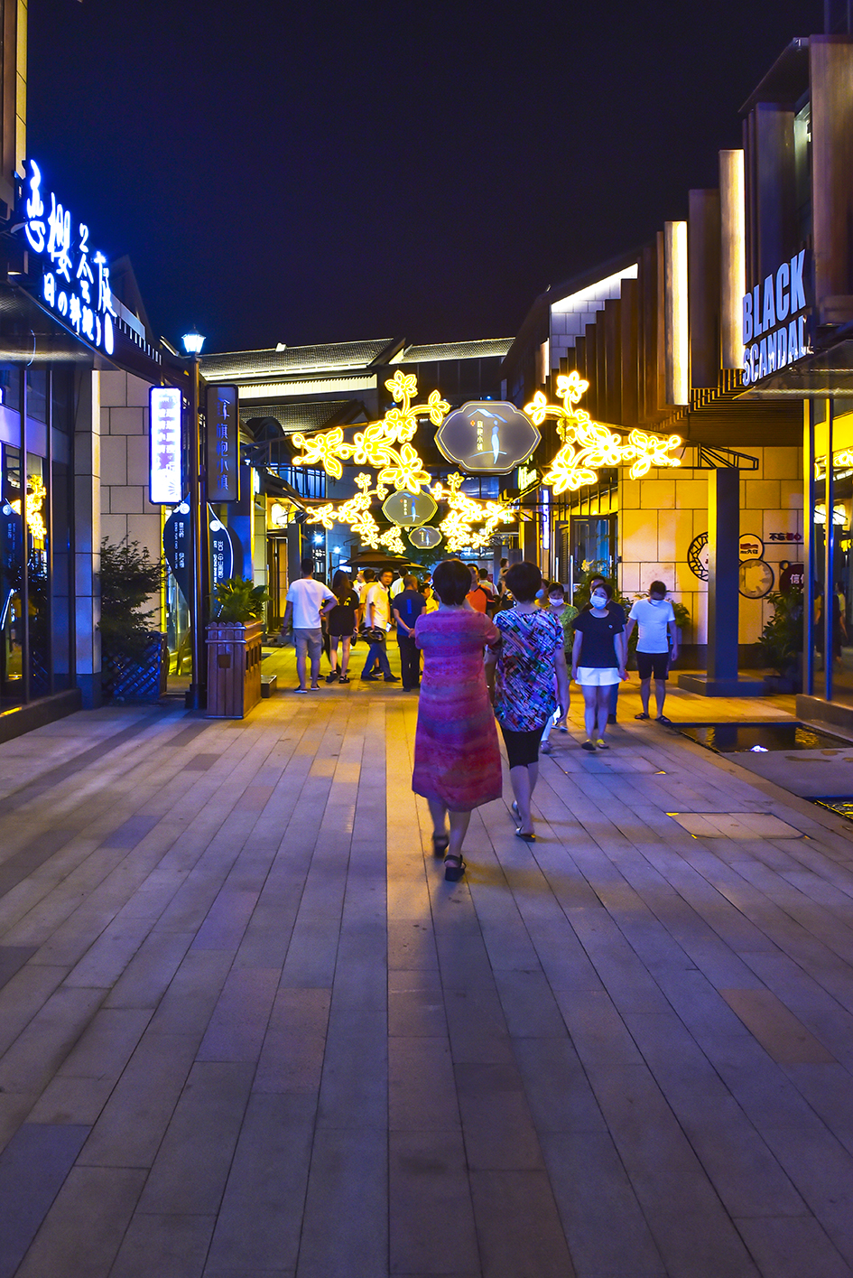 繁华吴江夜舒心夜相伴