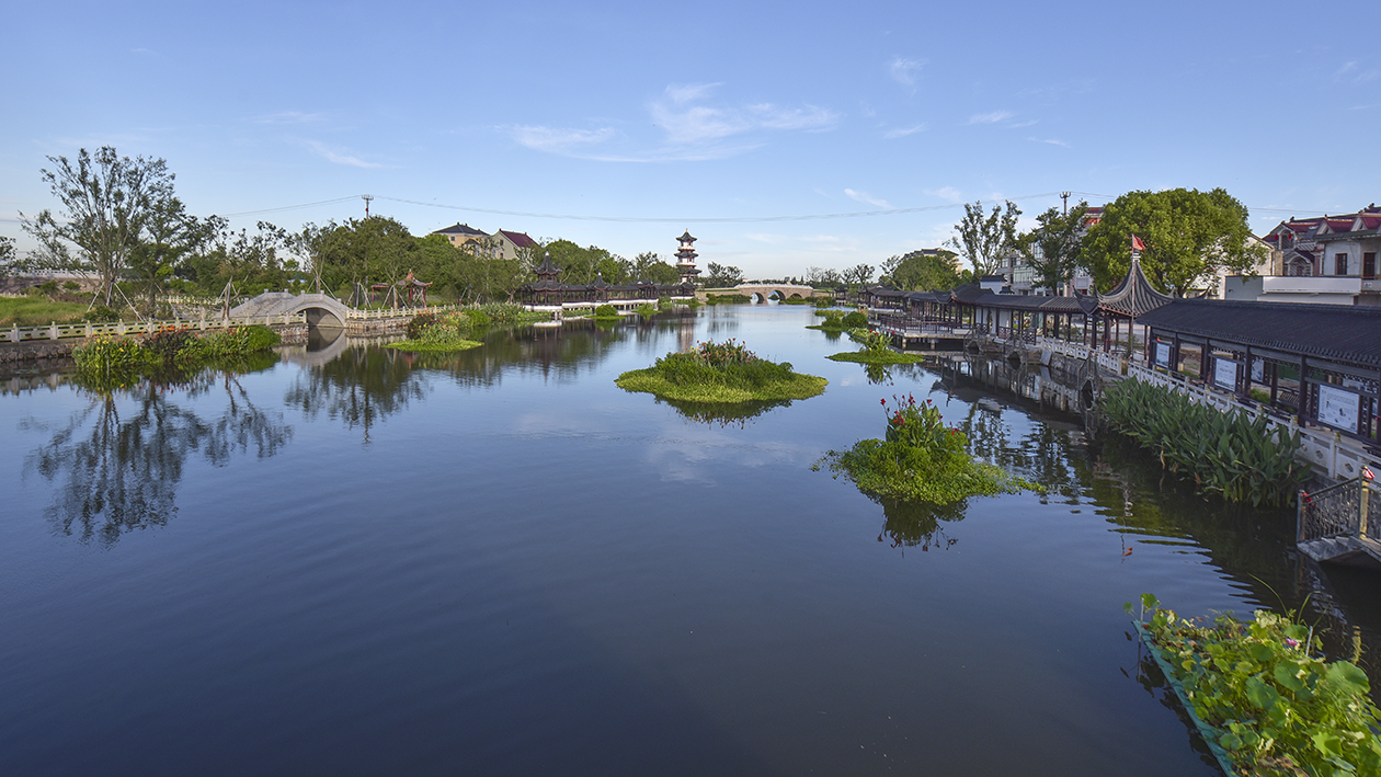 盛泽黄家溪村景