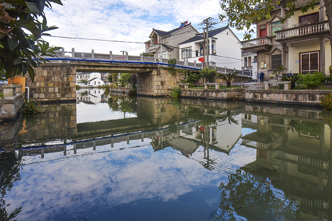 江村七都开弦弓村的景色