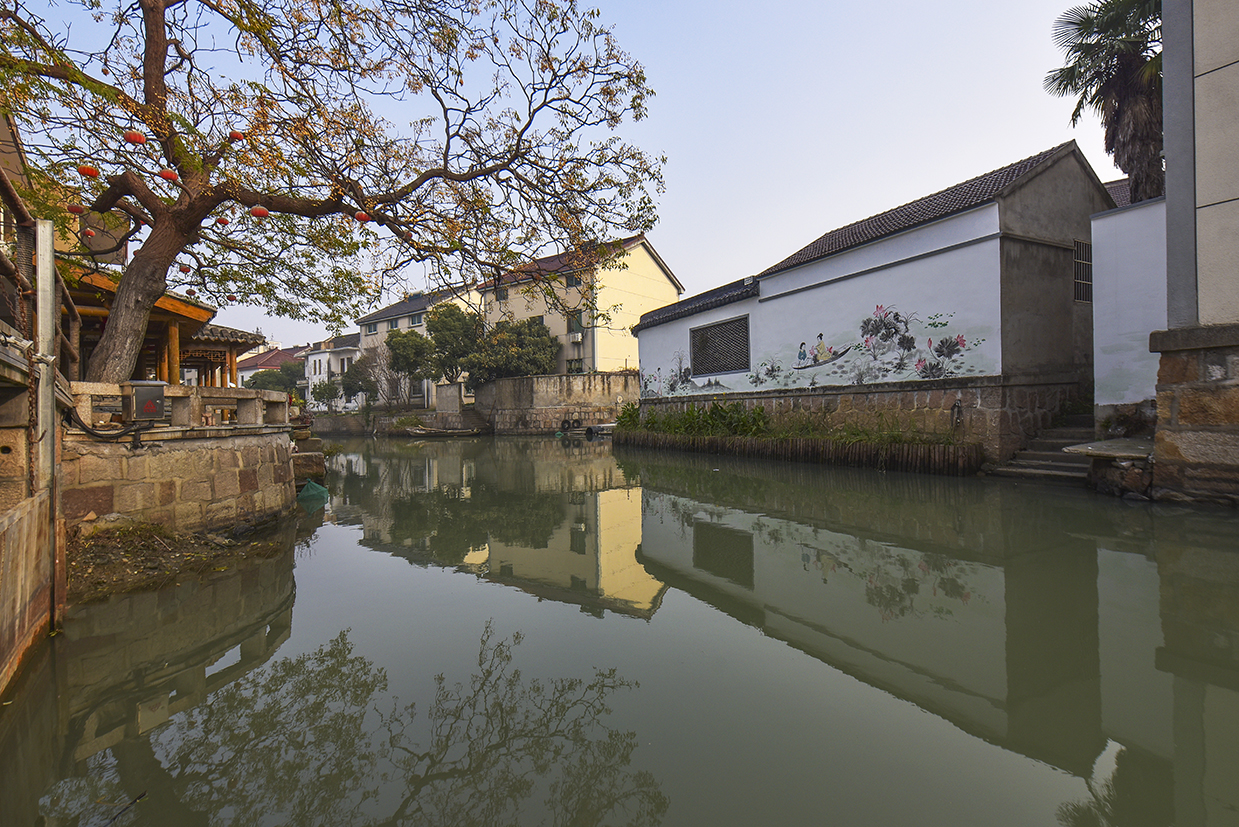 桥水人家南厍古村景色