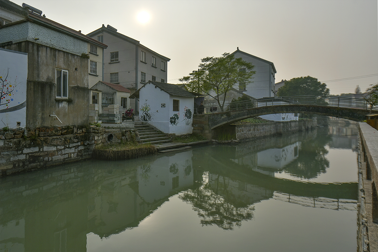 桥水人家南厍古村景色