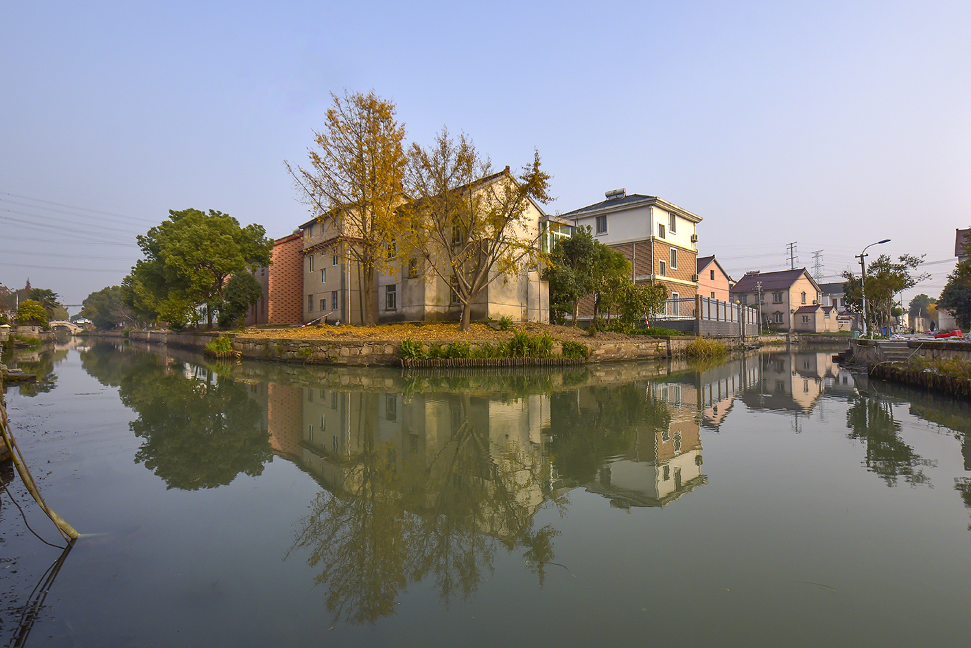 桥水人家南厍古村景色