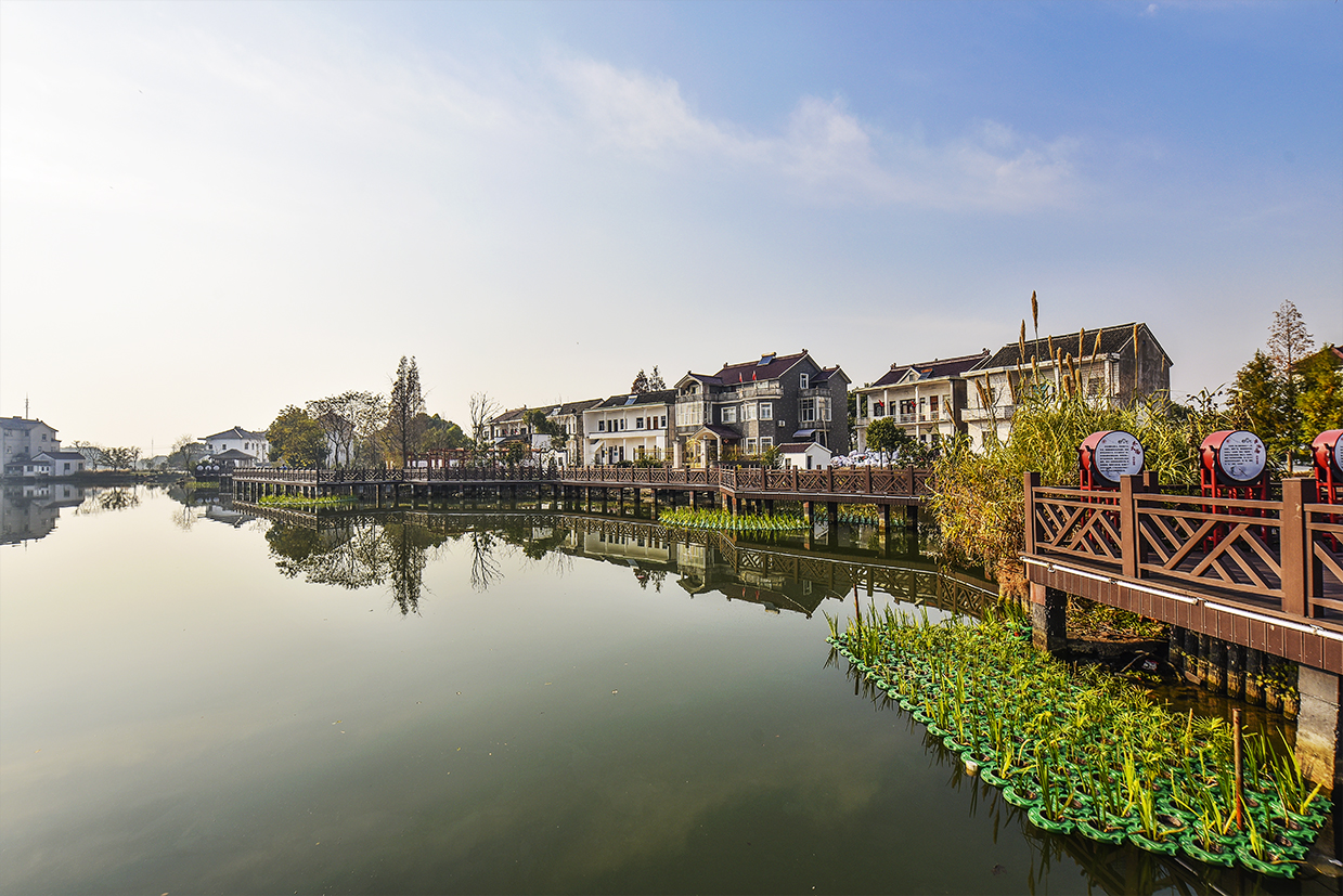 横扇星字湾村北上景色
