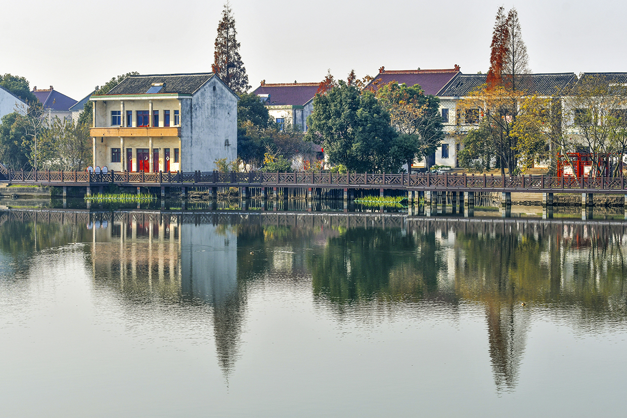 横扇星字湾村北上景色