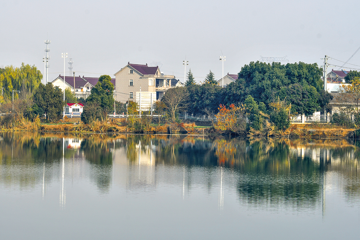 横扇星字湾村北上景色