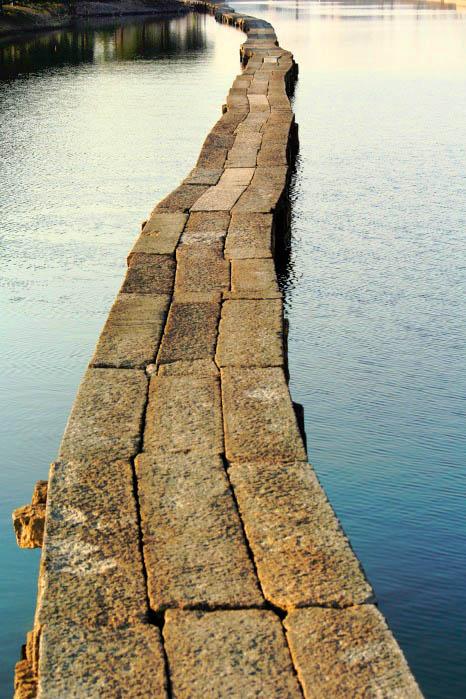 京杭大运河吴江段的古纤道