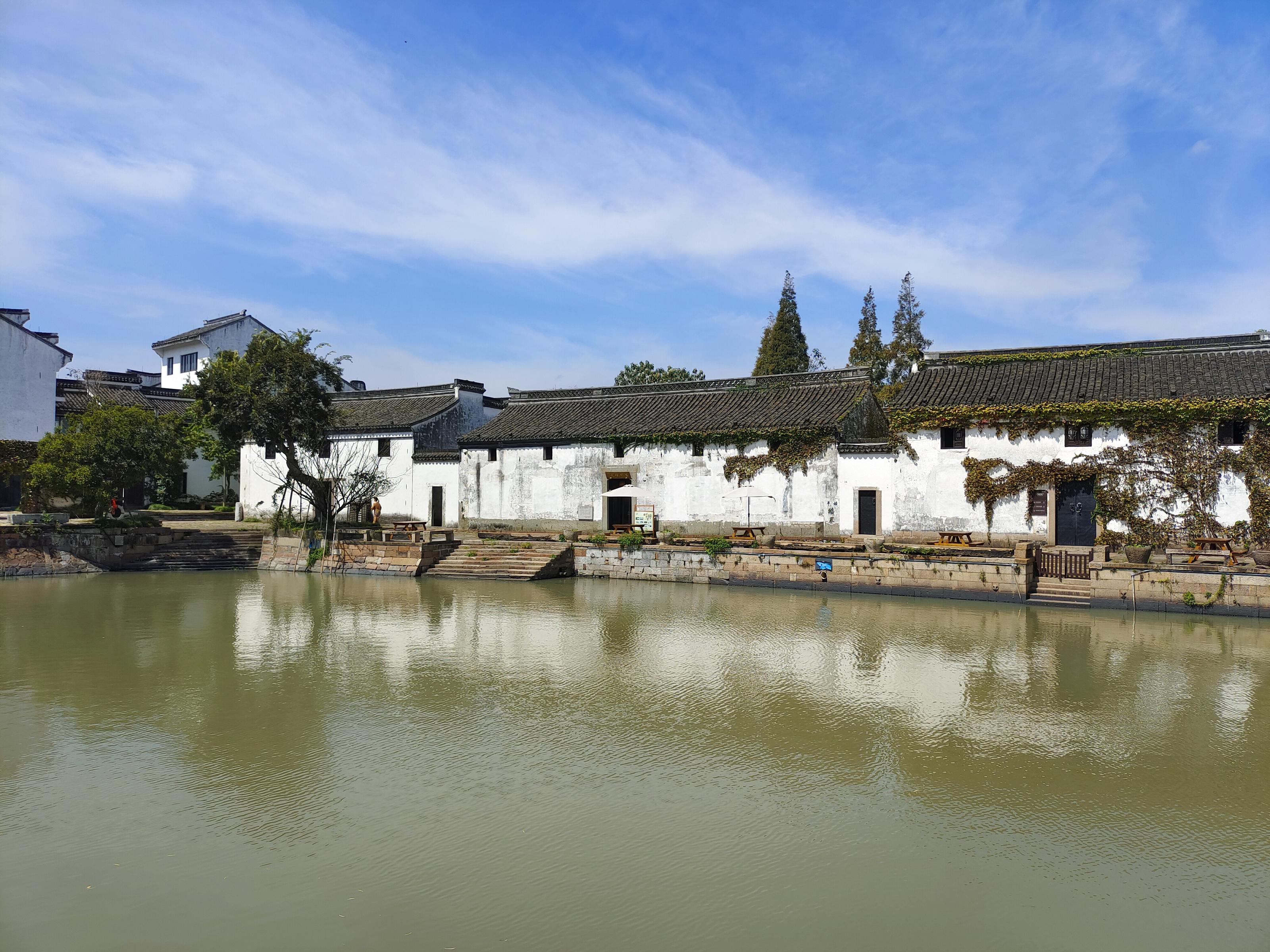 嘉兴梅花洲运河小镇禅意江南