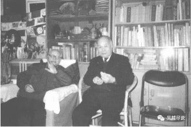 ▲1995年春节程开甲教授（右）拜访王淦昌.jpg