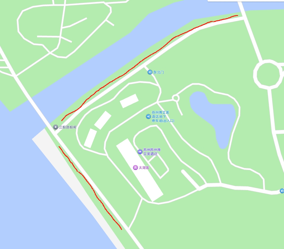 标红沿线