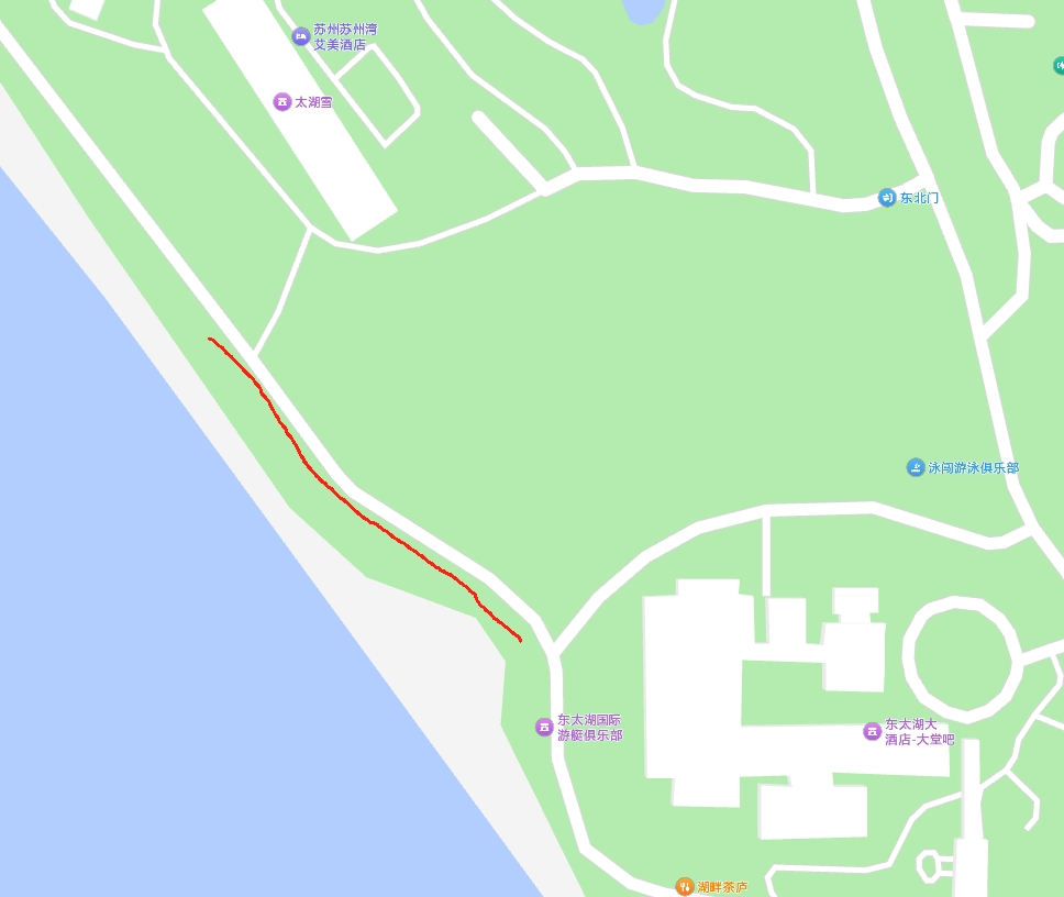 标红沿线