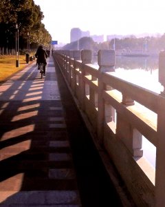 吴家港-夕阳西下时