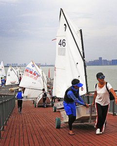 凯旋归来-国际帆船赛2019-8-27摄