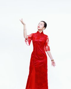 中国红旗袍6