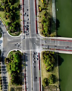 苏州湾大道、庞阳路和迎宾大道结合部