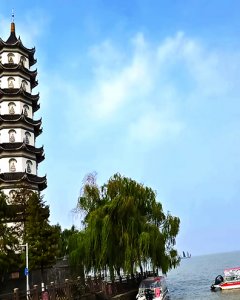 双塔风采