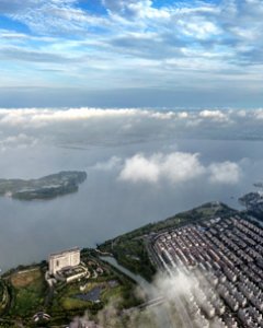 太湖新城的平流云