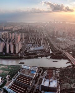 运河晨辉